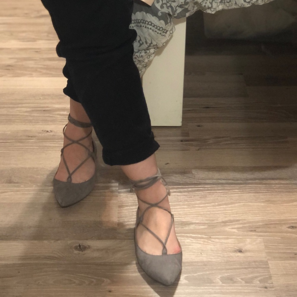 lace up flats